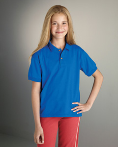 Gildan G880B Youth 5.6 oz. Dry Blend 50/50 Jersey Polo