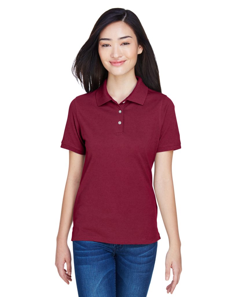 Harriton M265W Ladies’ 5.6 oz. Easy Blend Polo